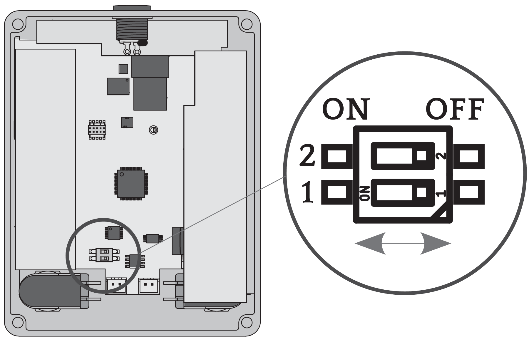 ENDGAME Internal DIP Switches